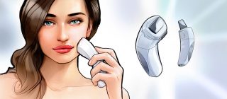 Beauty illustration of some facial skin rejuvenating contraption, Client: C3 Creative Code and Content and Amway. 2024 © Jan Philipp Schwarz